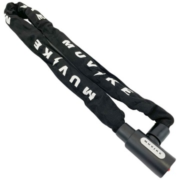 ZAPIĘCIE ROWEROWE ŁAŃCUCH ZAPIĘCIE DO ROWERU MUVIKE SOLID 900/6K 90 cm 6 mm