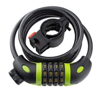 ZAPIĘCIE ROWEROWE SPIRALA ROWEROWA SZYFROWE GERDA KOMBO FLEX 1200/10C