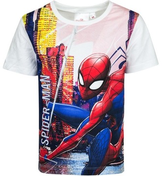 SPIDERMAN T-SHIRT KOSZULKA DLA CHŁOPCA MARVEL R128