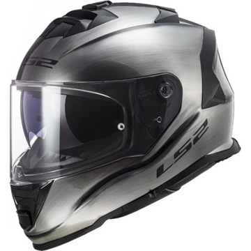 KASK MOTOCYKLOWY INTEGRALNY LS2 FF800 STORM II JEANS TITANIUM S
