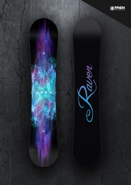 Deska snowboardowa RAVEN Aura 155cm + wiązania S230