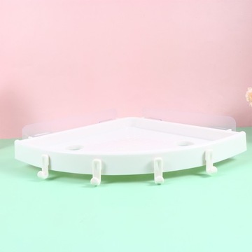 Półka do łazienki narożnej - montowana