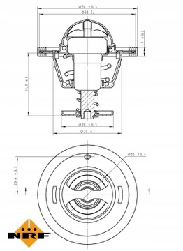 TERMOSTAT NRF 725126