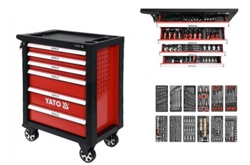 SZAFKA SERWISOWA Z NARZĘDZIAMI YATO 177 el.