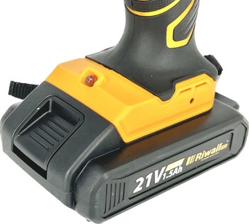 Дрель, ОТВЕРТКА, БИТЫ, НАСАДКИ 2xAKU 21V МОЩНЫЙ RIWALL PROFESSIONAL POWER