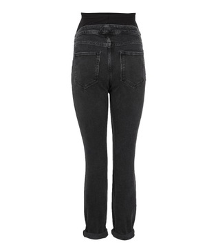 New Look epf czarne jeans spodnie mom XXL XTR