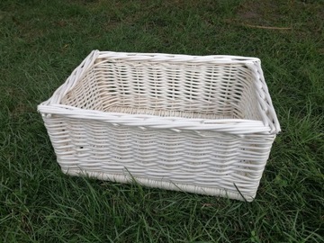 ПЛЕТЕНАЯ ЯЩИКА, ПЛЕТЕНАЯ КОРЗИНА, ПОЛКА, 35x23