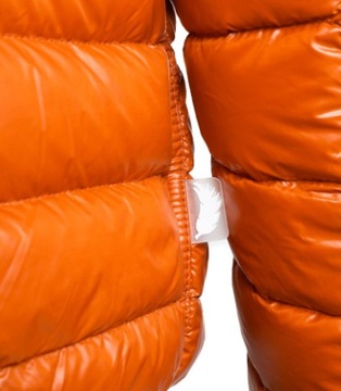 Męska kurtka puchowa BERGSON BERGE XL pomarańczowy