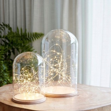 LAMPKI CHOINKOWE 50 LED BIAŁE CIEPŁE NA BATERIE DRUCIK LED AA