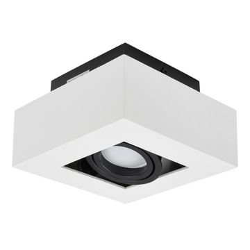 LAMPA SUFITOWA PLAFON LED NATYNKOWY OPRAWA BIAŁA