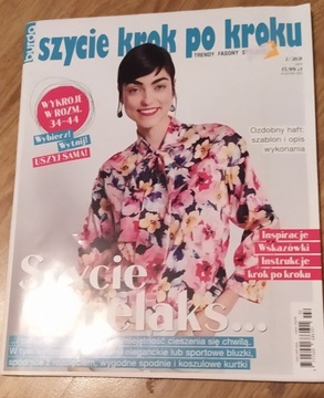 Czasopismo Burda szycie krok po kroku 2/2021