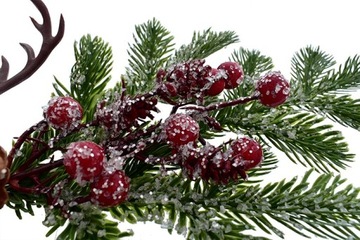 Веточка, украшение из боярышника, букет, украшение из ели