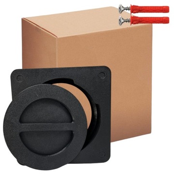 DELOSPRO Pokrywa do przepust wyprowadzenia rury klimatyzatora 15 cm/12,5cm