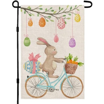 ПАСХАЛЬНОЕ УКРАШЕНИЕ КРОЛИКОВ САДОВОГО ФЛАГА