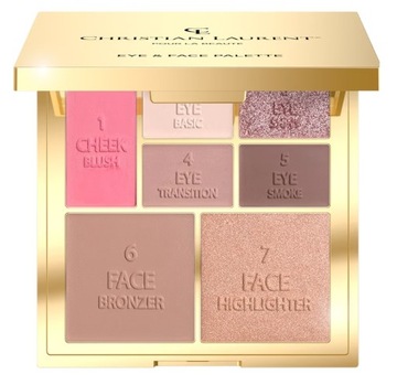 CHRISTIAN LAURENT EYE & FACE PALETTE WIELOFUNKCYJNA PALETA DO MAKIJAŻU