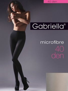 RAJSTOPY KRYJĄCE GABRIELLA MICROFIBRE 40 GREY 2 S