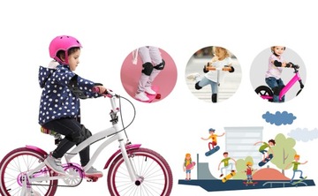 Dzieci Ochraniacze Na Rowerek Biegowy Deskorolkę Ochronny Na Kolana Łokcie