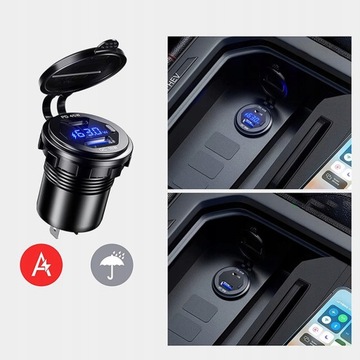 РАЗЪЕМ USB C ЗАРЯДНОЕ УСТРОЙСТВО QC18W+ PD45W + ПРЕДОХРАНИТЕЛЬ