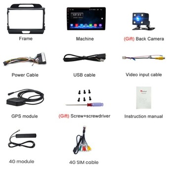 РАДИО АНДРОИД KIA SPORTAGE 3 2010-2016 8CO 2/32DSP