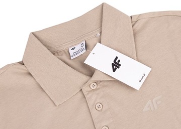 4F pánske polo tričko polovička športové bavlnené tričko veľ. XL
