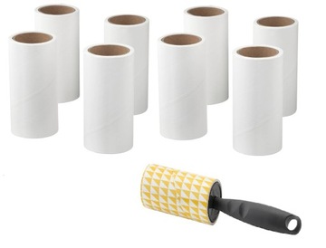 Rolka wałek do czyszczenia ubrań + 8 szt wkładów BASTIS IKEA