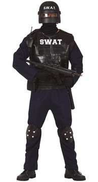 Strój SWAT Antyterrorysta Komandos Żołnierza L/XL