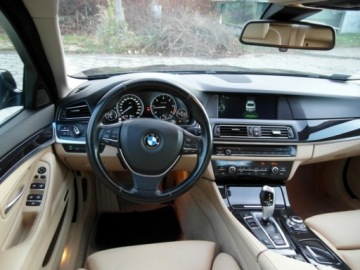 BMW Seria 5 F10-F11 Limuzyna 520d 184KM 2013 BMW Seria 5 Xenon Skora Navi Profesjonal Dociagi Head-Up 2.0 Diesel 184KM, zdjęcie 16