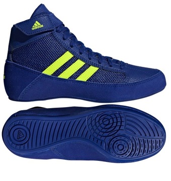 Buty zapaśnicze Adidas Havoc 2 KIDS BD7637 niebieskie | 37 1/3