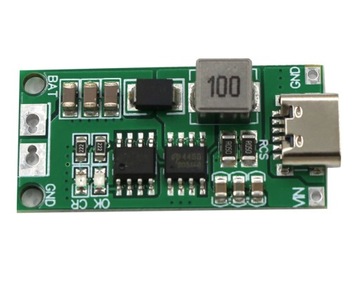 Литий-ионный аккумулятор Step-Up и зарядное устройство 2S 8,4 В 4 А USB-C / 0183