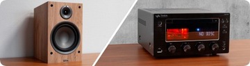 Стереокомплект TAGA TAV-807B HTR-1000CD дубовые лампы