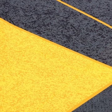 ПОКРЫТИЕ НА СТУЛ СЕРЫЙ ЖЕЛТЫЙ С ГЕОМЕТРИЧЕСКИМ УЗОРОМ ГИБКИЙ УНИВЕРСАЛЬНЫЙ