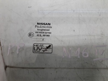 NISSAN ALMERA N16 03-06 SKLO (OKNO) PRAVÁ PŘEDNÍ