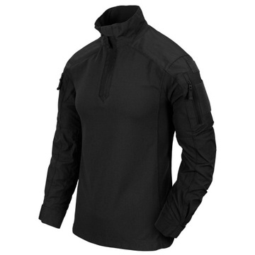 BLUZA TAKTYCZNA WYTRZYMAŁA COMBAT SHIRT MCDU RIP-STOP HELIKON Czarny