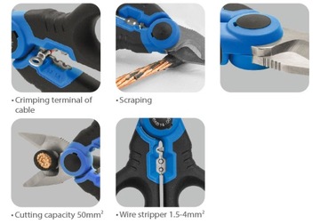 КАБЕЛЬНЫЕ НОЖНИЦЫ KING TONY 161ММ