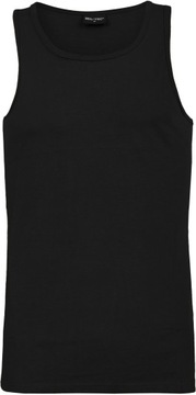 KOSZULKA bawełniana BOKSERKA TANK TOP czarna 4XL