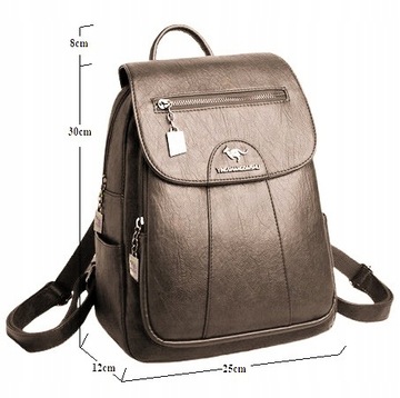 КОЖАНЫЙ РЮКЗАК ЖЕНСКИЙ ДЛЯ РАБОТЫ ШКОЛЬНЫЙ ВИНТАЖ