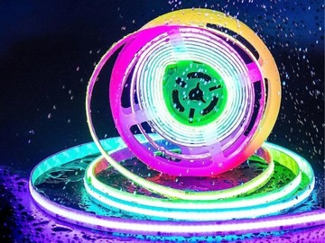 Цифровая светодиодная лента 5 м COB RGB Pixel WS2811 Приложение Музыка Пульт дистанционного управления Источник питания