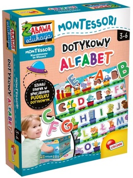 LISCIANI MONTESSORI DOTYKOWY ALFABET