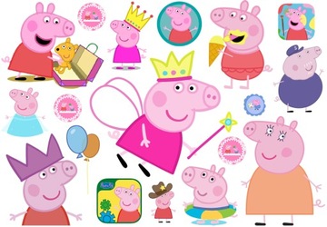 Tatuaże Dla Dzieci Zmywalne ŚWINKA PEPPA WYBÓR!