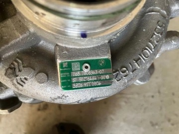 BMW F06 F07 F10 F12 7808363 TURBÍNA DEMONTÁŽ OK