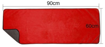 Полотенце для сушки автомобильной краски, микрофибра, 90х60, 750мг, супервпитывающий.