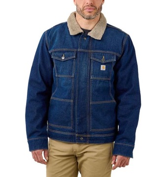 Kurtka Jeansowa Carhartt Denim Sherpa S