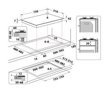 WHIRLPOOL Духовка AKZ96230IX + набор AMW730IX