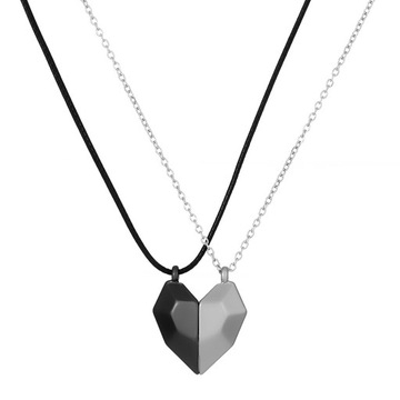2PCS Magnetic Couple Matching Necklace 100 La