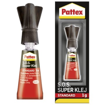 PATTEX S.O.S. SUPER KLEJ STANDARD BŁYSKAWICZNY 1G