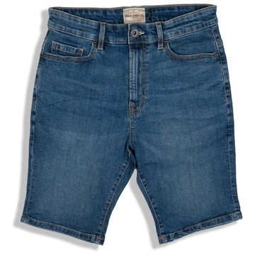 Next Spodenki Męskie Jeansowe Ciemny Jeans Szorty Bawełna Regular S