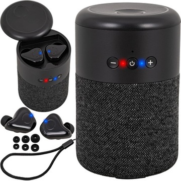 GŁOŚNIK BLUETOOTH BEZPRZEWODOWY +SŁUCHAWKI 2w1 USB