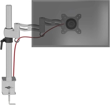 Duronic DM351X3 SR Uchwyt monitora srebrny do 10kg
