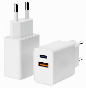 Szybka Ładowarka Sieciowa USB-C USB QC 3.0 PD 30W