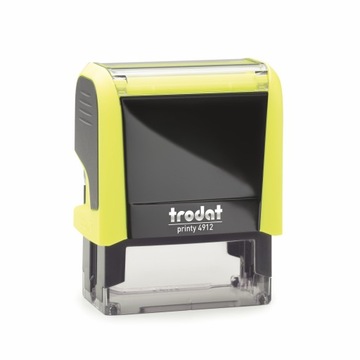 PIECZĄTKA TRODAT PRINTY 4912 ŻÓŁTA + PROJEKT GUMKI